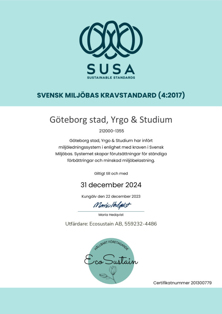 Miljödiplom Studium 2023