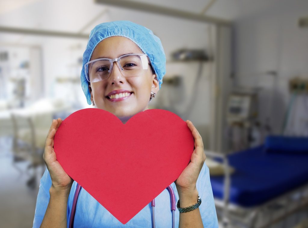 Sjuksköterska med hjärta